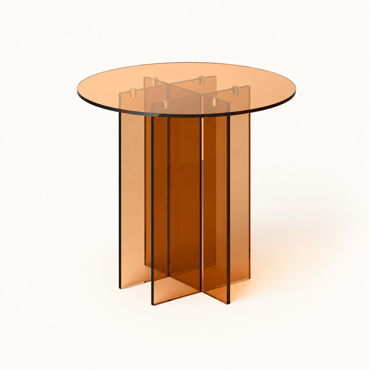Round Glass Dining Table